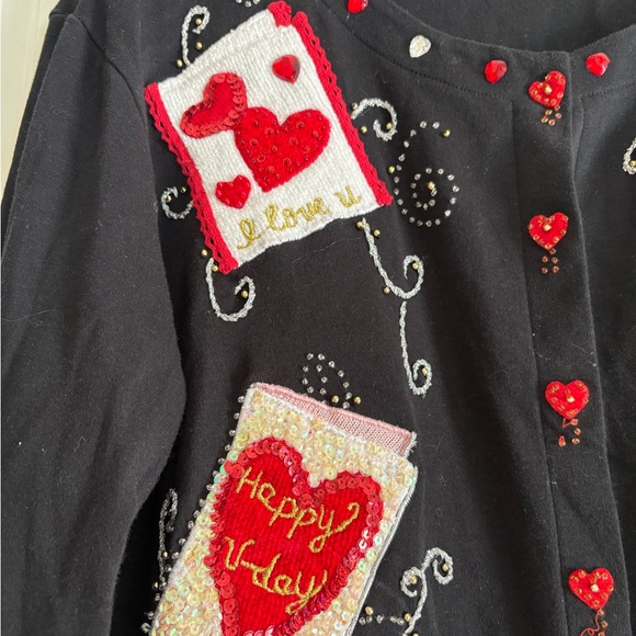 Jack B Quick Vintage Valentines Cardigan - Picture 3 of 6
